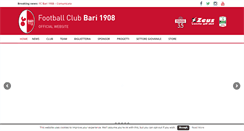 Desktop Screenshot of fcbari1908.com